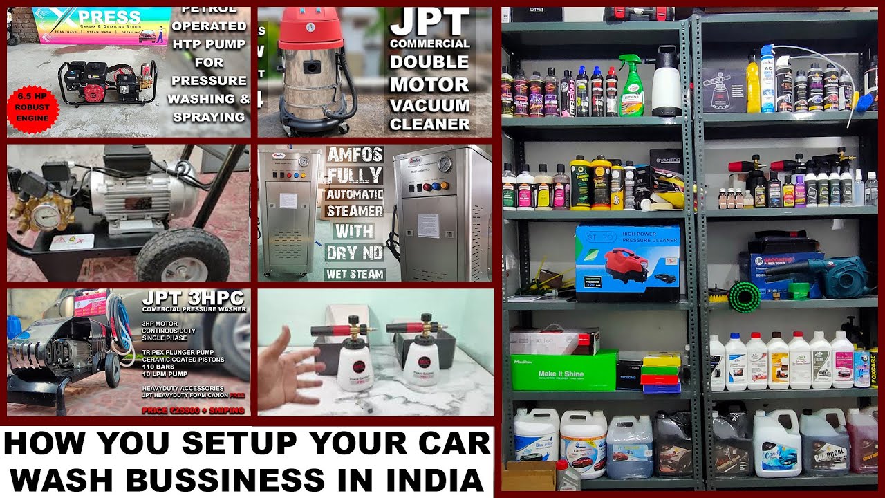 My car wash setup Tour | Xpress car spa & Detailing studio | Expenses | Rate List