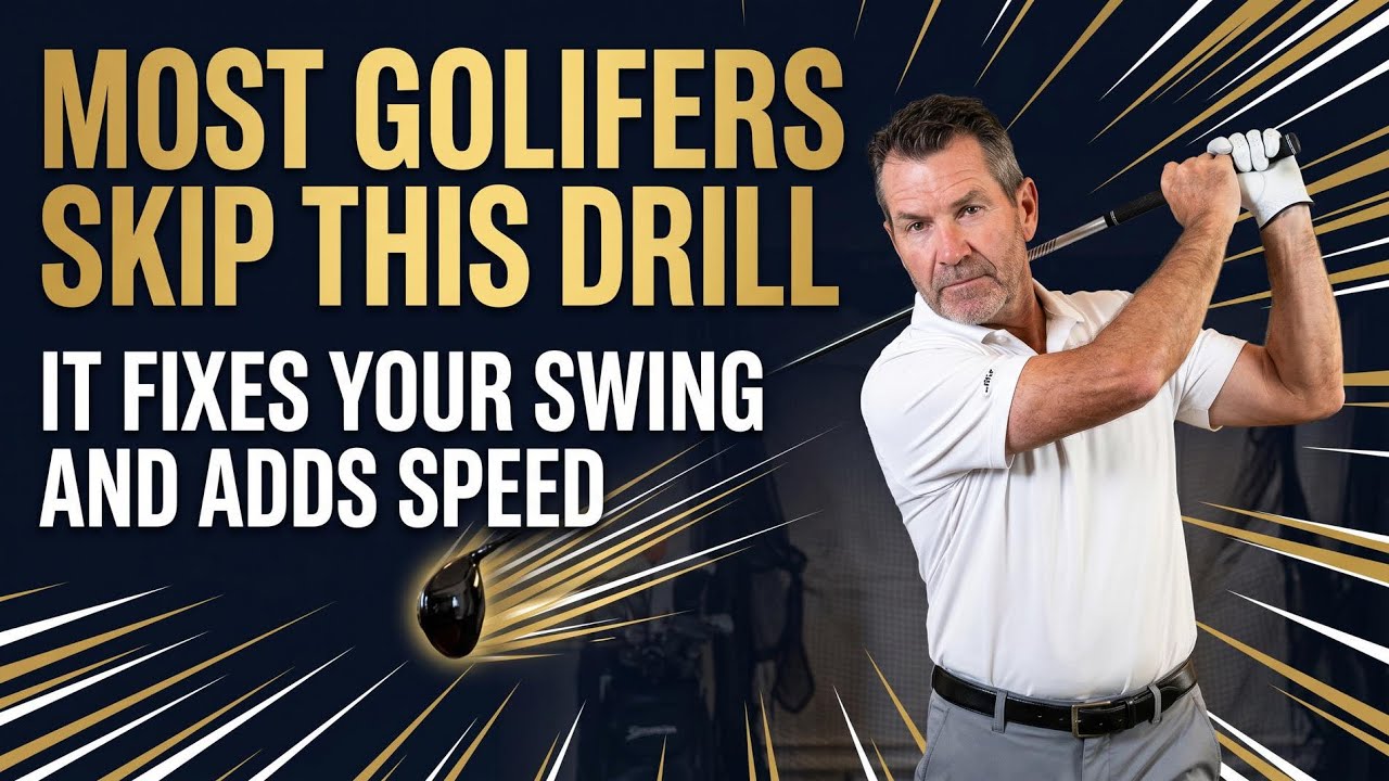 Simple drill to feel correct Golf swing and how to add club head speed
