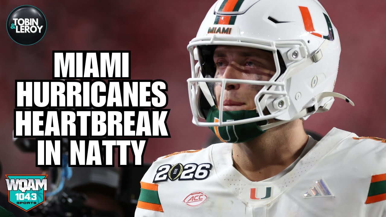 Miami Hurricanes Heartbreak In Natty, Miami Dolphins Hire Jeff Hafley, Sergei Bobrovsky Goalie Fight