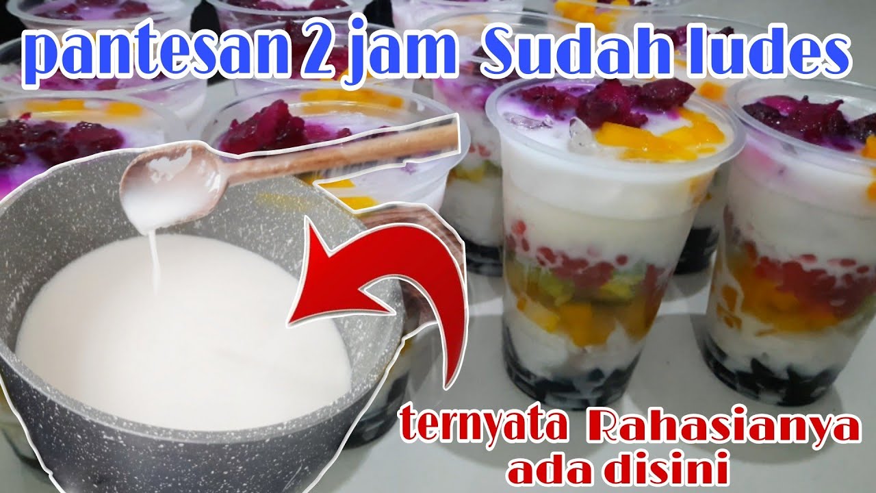 PANTESAN AJA RAME‼️ TERNYATA INI RESEP RAHASIA KUAH CREAMER ES TELER SULTAN VIRAL