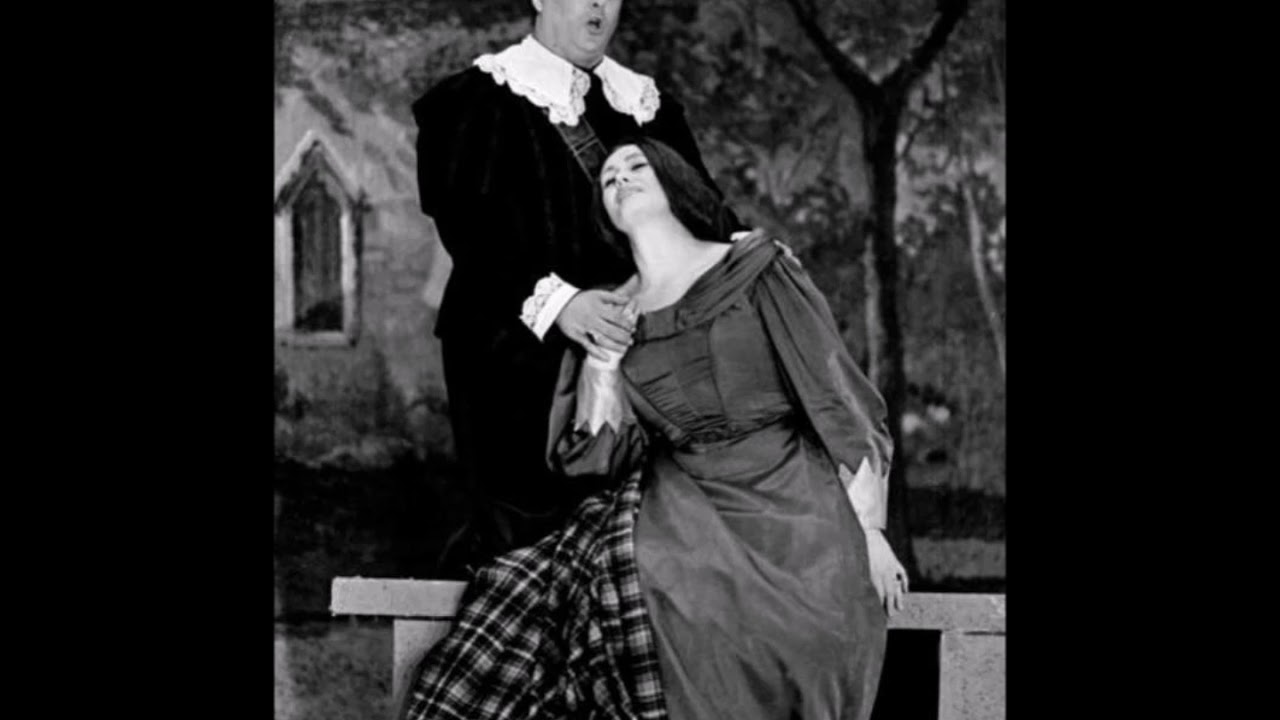 Donizetti - Lucia di Lammermoor - Lucia-Edgardo duet - Joan Sutherland, Luciano Pavarotti (1975)