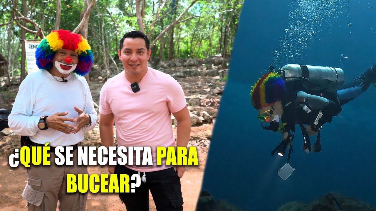 Buceando en un cenote 
