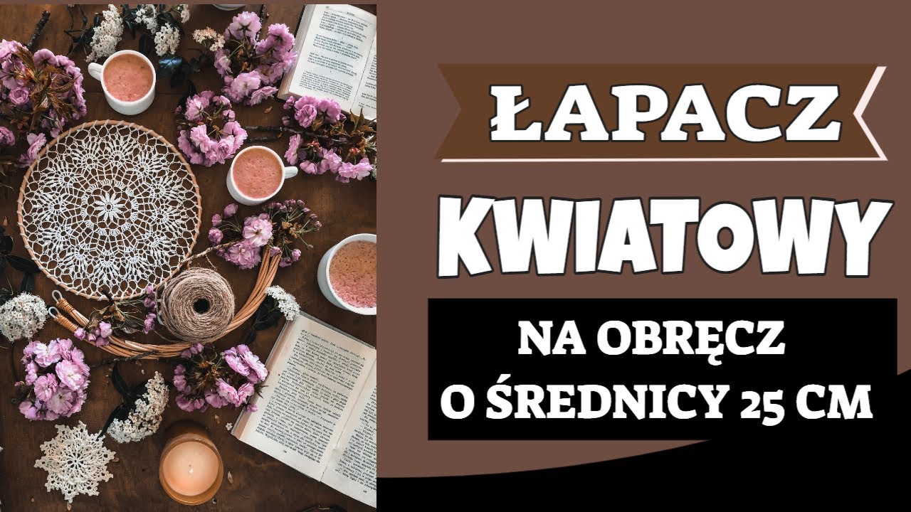 ŁAPACZ KWIATOWY NA OBRĘCZ O ŚREDNICY 25 CM