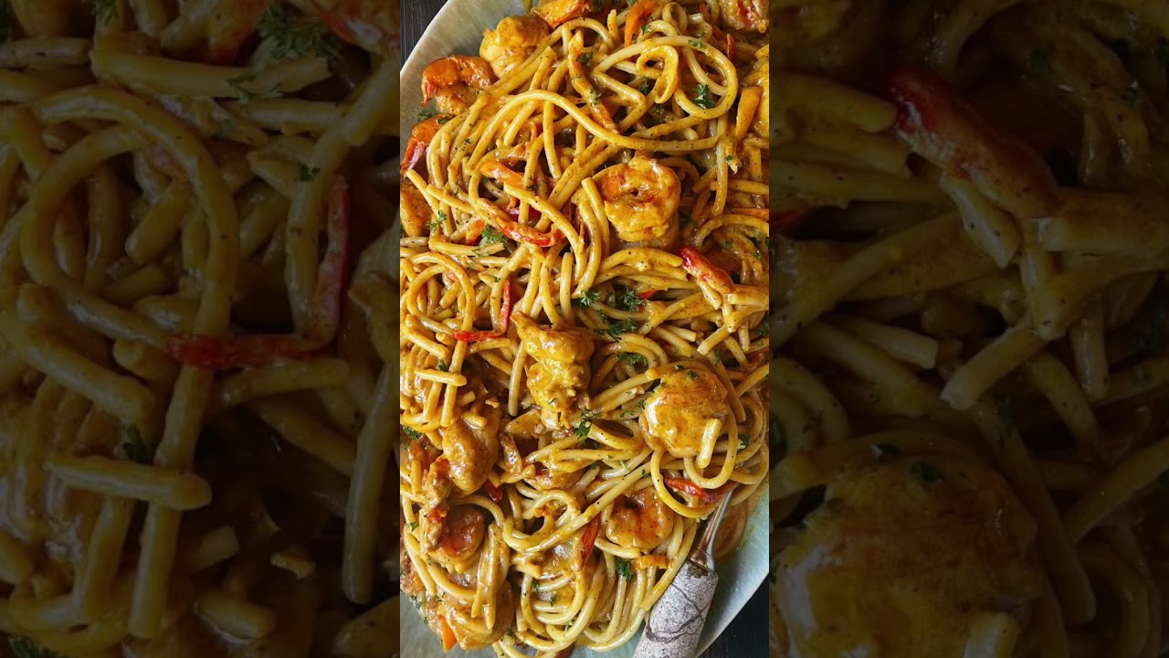 FOOD REVIEW---SEAFOOD RASTA PASTA DELICIOUS MUST TRY 😋