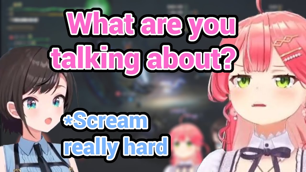 When Subaru Suddenly Speaks Gibberish and Confused Miko Really Hard in Monster Hunter Wilds