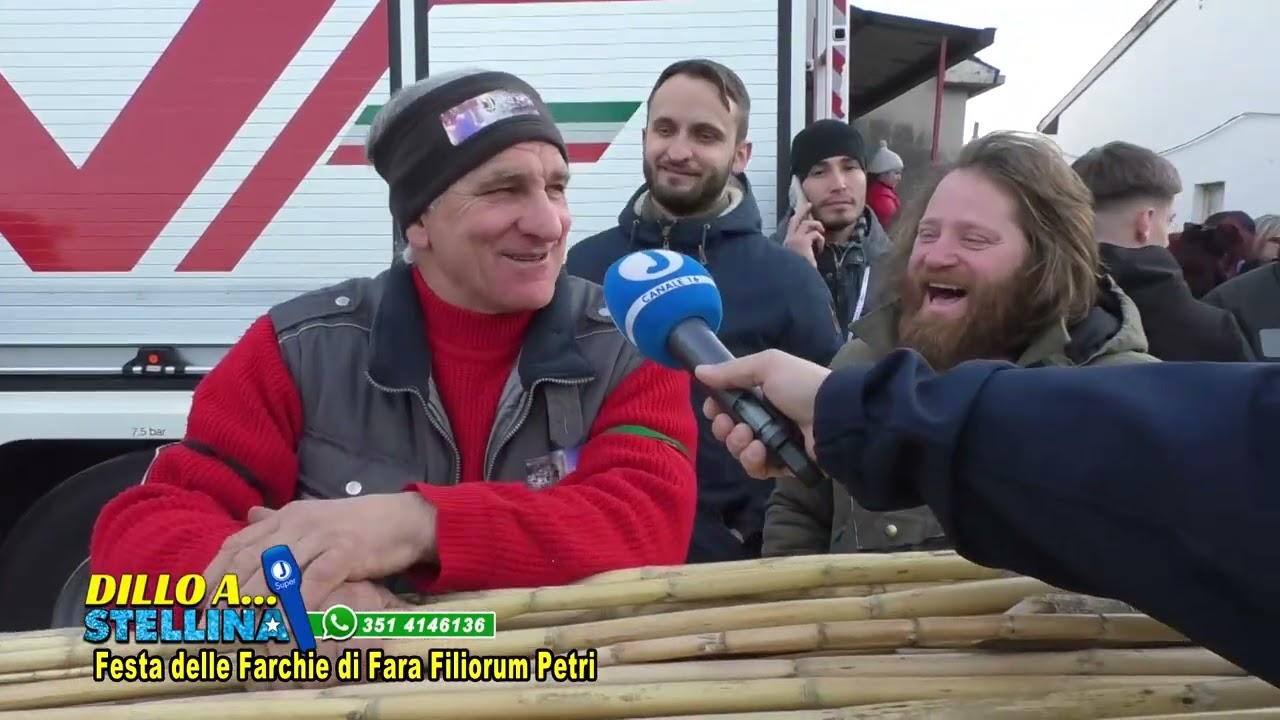 Dillo a Stellina Festa delle Farchie di Fara Filiorum Petri (Chieti) 19 Gennaio 2026