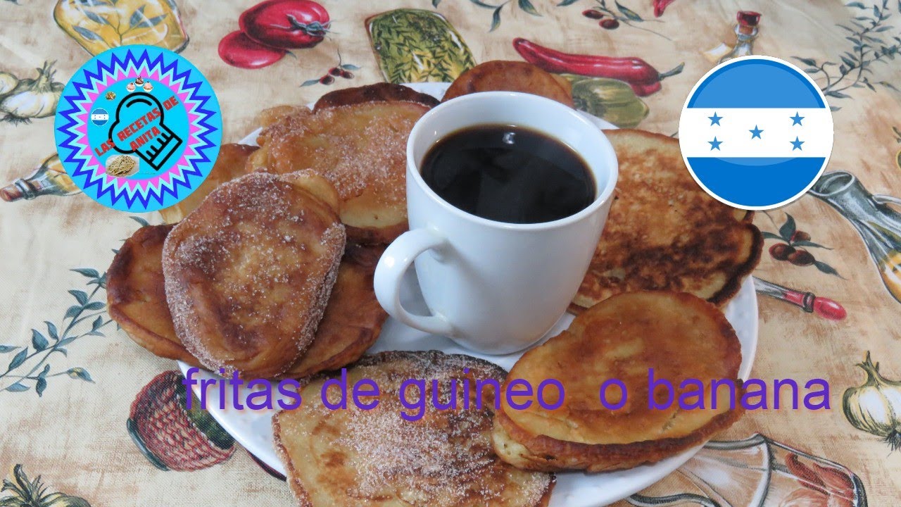 Fritas de guineo  o banana   -  Las recetas de Anita