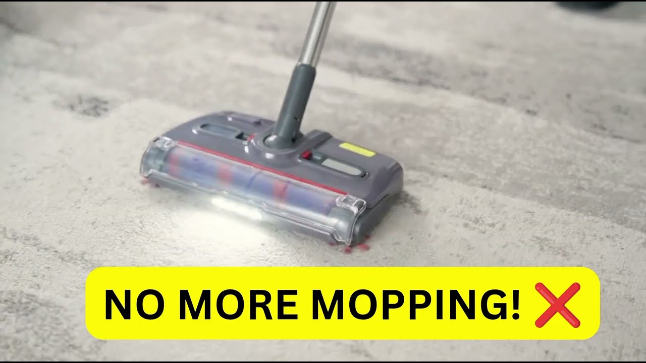 Stop Mopping Your Floors! ❌ Try This 2-in-1 Wireless Electric Sweeper & Mop! 🏠✨