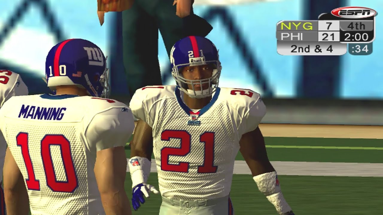 NFL 2K5 Week 1 Giants vs Eagles XBOX HD