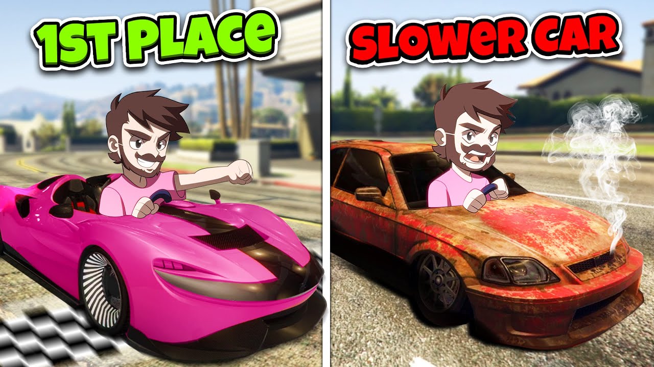 GTA5, But Everytime You Win Your Car Gets Slower!