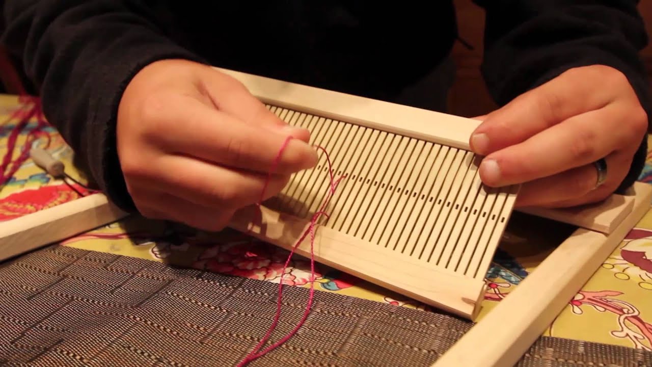 How to warp a Beka 10 inch Rigid Heddle Loom