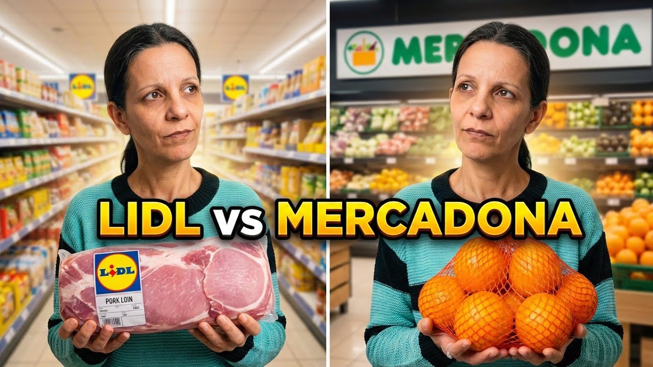 Compra semanal en Lidl y Mercadona 
