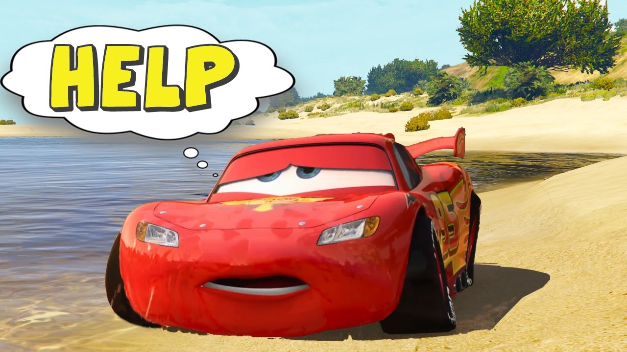 Rescue LIGHTNING MCQUEEN on OFFROAD! Cartoon with Cars