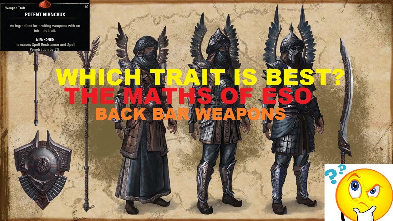 Which is the BEST backbar trait?! MATHS OF ESO #2