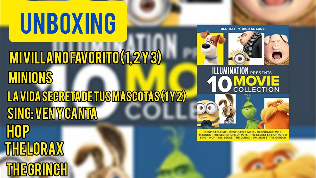 Illumination: Colección de 10 películas | Blu-ray