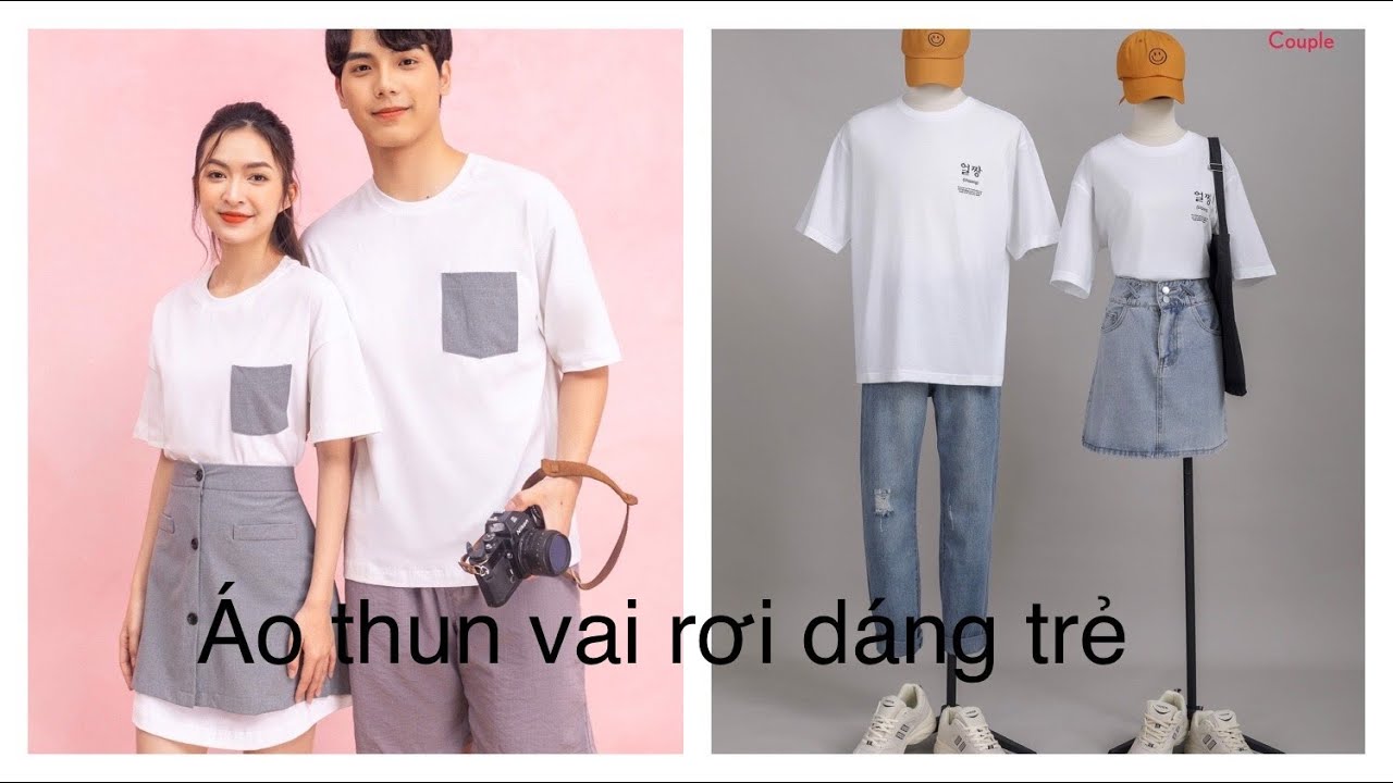 Số : Học cắt áo thun nữ dáng rộng vai rơi  hot tren- Learn to cut hot women's T-shirts- CuongNguyen