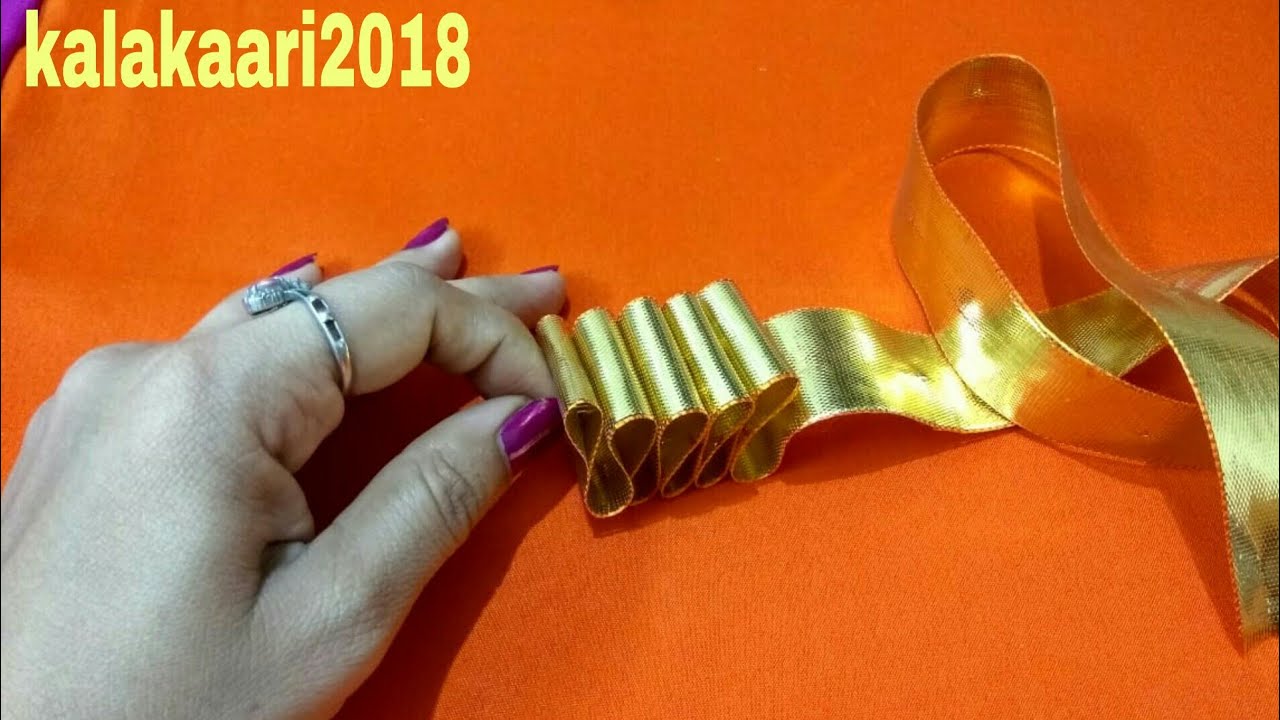 Gota flower | gota lace flower | gota patti flower | gota ribbon flower | gota work