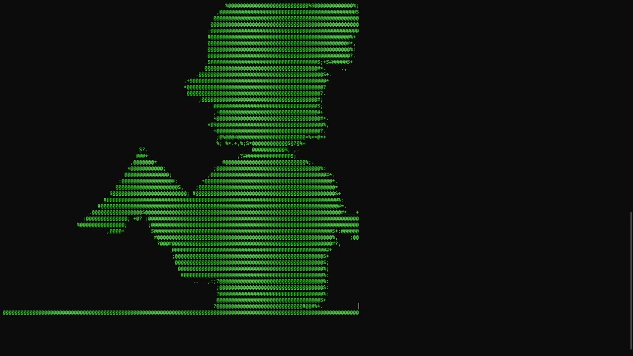 Bad apple in CMD