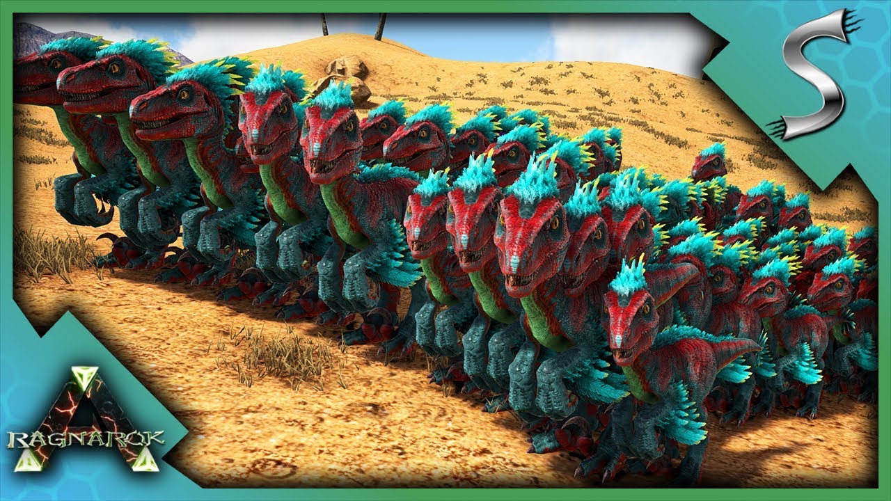 THE LEGION OF CRAP! NEW MUTATED CRAPTOR ARMY! - Ark: RAGNAROK [DLC Gameplay S3E82]