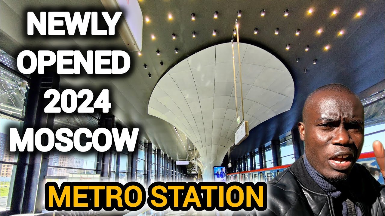 Exploring Newly Opened 2024 Moscow's Futuristic  Metro Station in Russia 🇷🇺|New Moscow metro 2024