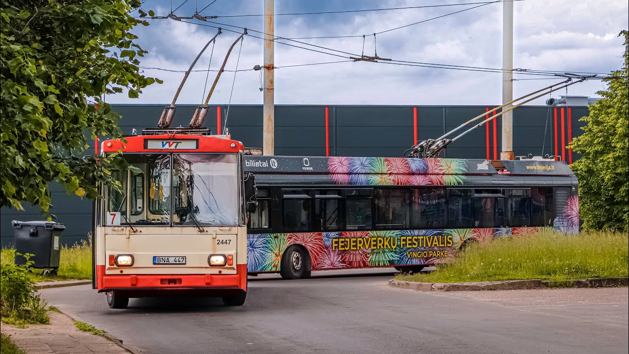 13.6.2022 - Škoda 14 Tr 02 #2447 na linke 7, časť 1.