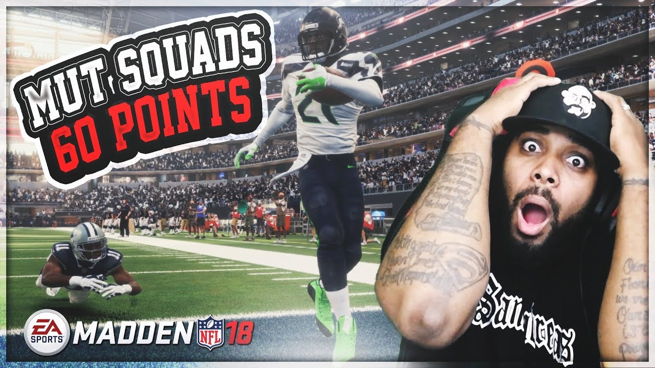 MADDEN 18 MUT SQUADS GAMEPLAY! WE SCORED 60+ POINTS ON OUR OPPONENTS | IKCCREW ULTIMATE TEAM #1