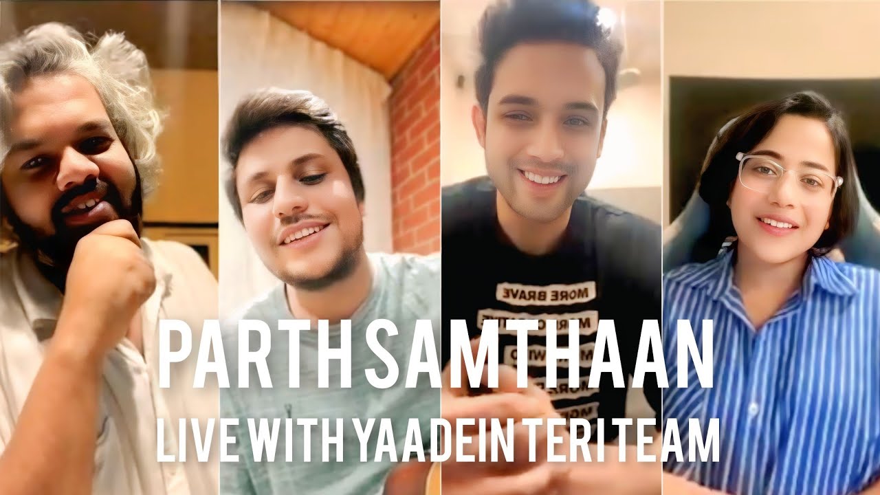 Parth Samthaan Goes Live with Yaadein Teri Team | Candid Shoot Stories & Fun Moments!