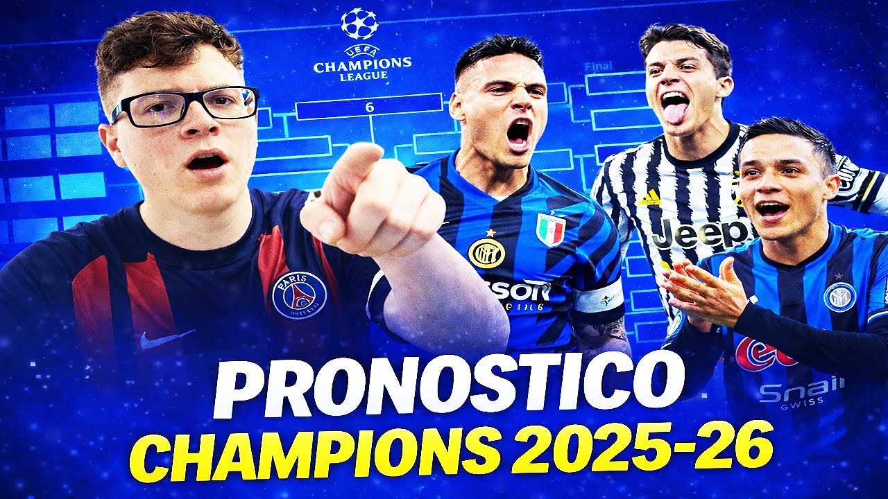 PRONOSTICO TUTTA LA CHAMPIONS LEAGUE 2025-26 DAI PLAYOFF ALLA FINALISSIMA!!