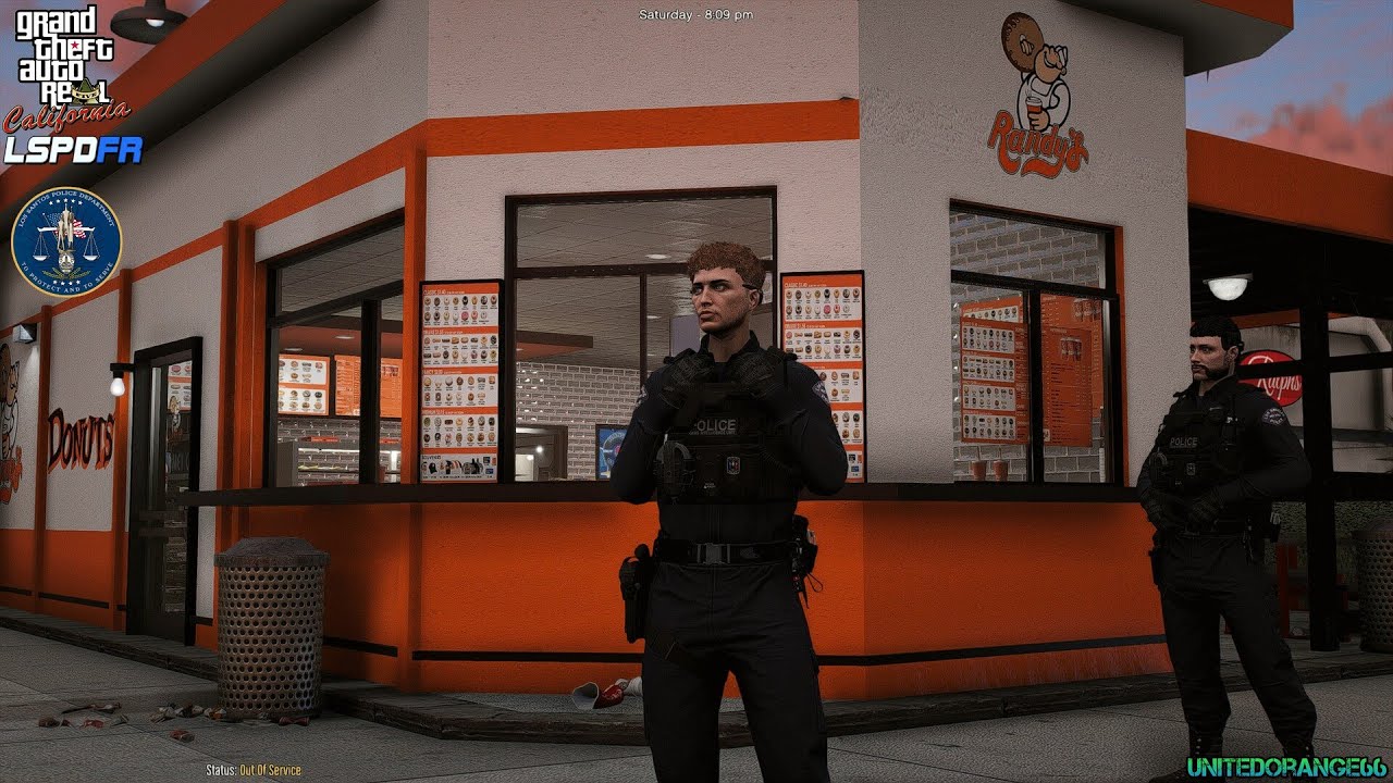 GTA V - LSPDFR 0.4.9🚔 - LA Revo - LAPD - Gang Unit - Pursuit Shots Fired | Subway Disturbance - 4K
