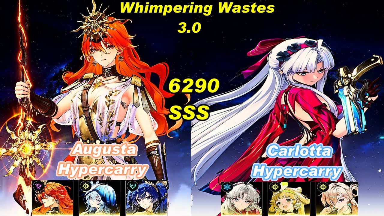 Whipering Wastes 3.0 | S0 Augusta Hypercarry & S0 Carlotta Hypercarry Wuthering Waves