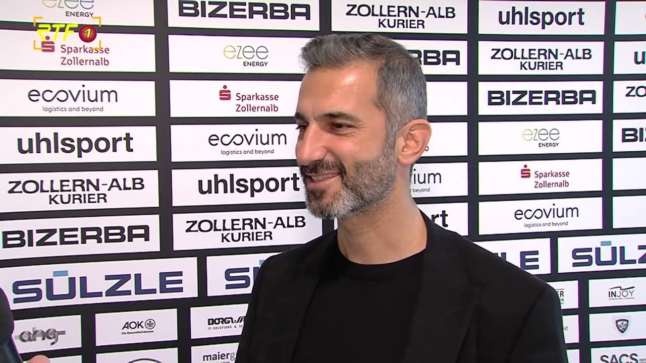 Pressekonferenz zum neuen Trainer der TSG Balingen Murat Isik