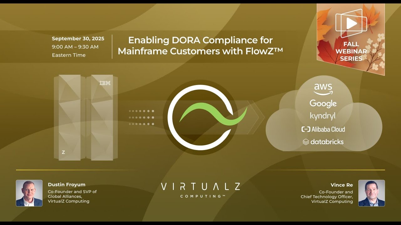 DORA Compliance for Mainframe Environments: How FlowZ&trade; Simplifies EU Article 12 Requirements