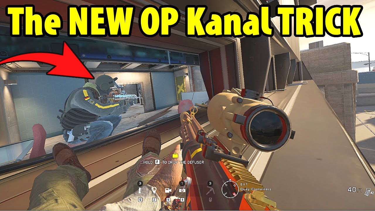 The NEW * 3 BILLION IQ * Kanal Trick | Recruit Has ACOG ! - Rainbow Six Siege