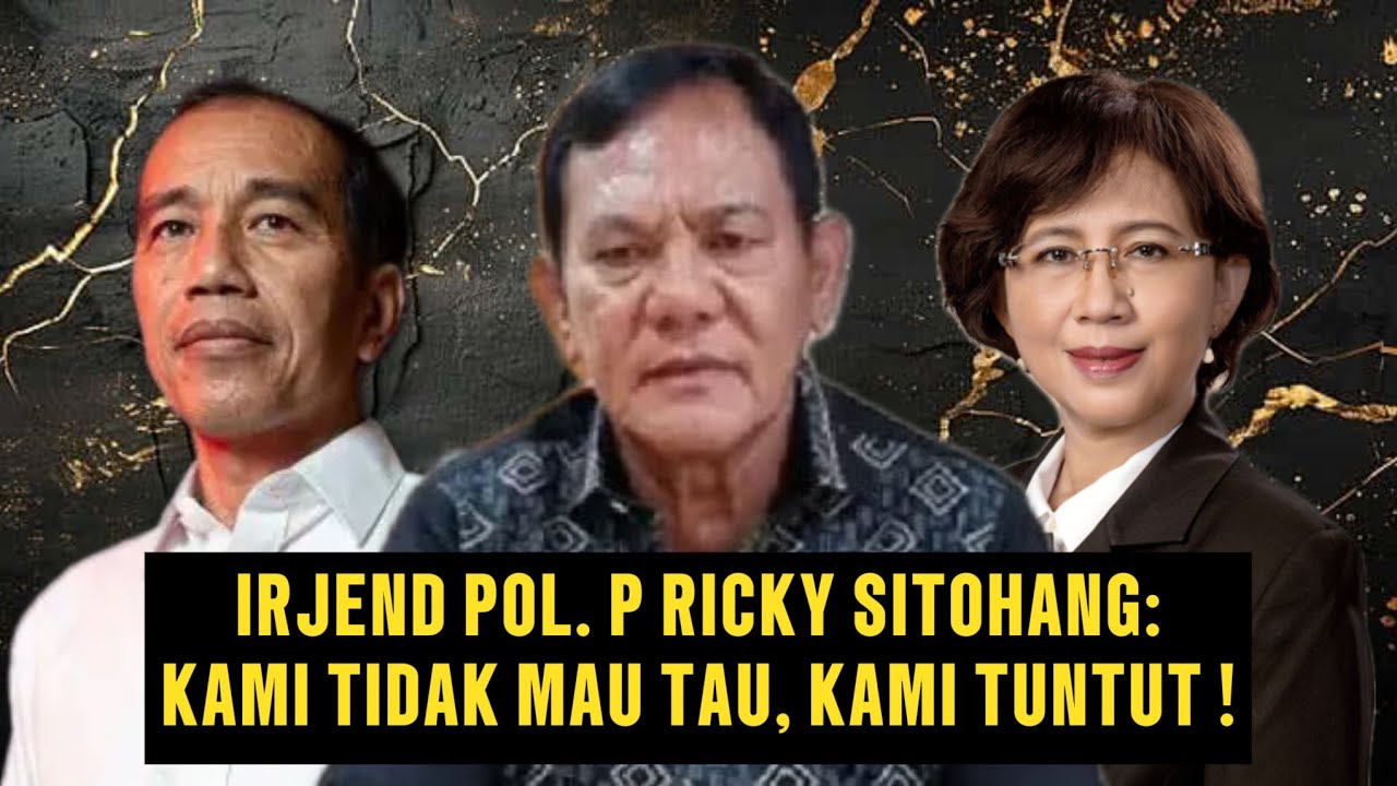 FULL| IRJEND POL P. RICKY SITOHANG: KAMI TIDAK MAU TAU, KAMI TUNTUT ! KAU SIAP TERIMA KONSEKUENSINYA