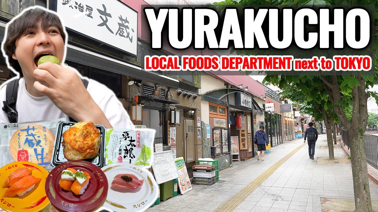 Крупнейшая подземная улица Токио с отделом местной еды Yurakucho и суши. Эпизод 492.