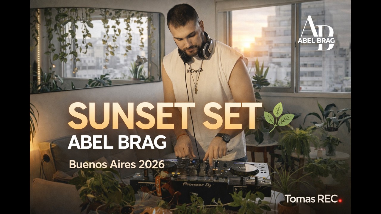 Abel Brag &ndash; Sunset DJ Set 🌿 | Buenos Aires 2026 (Melodic Techno & Progressive House)