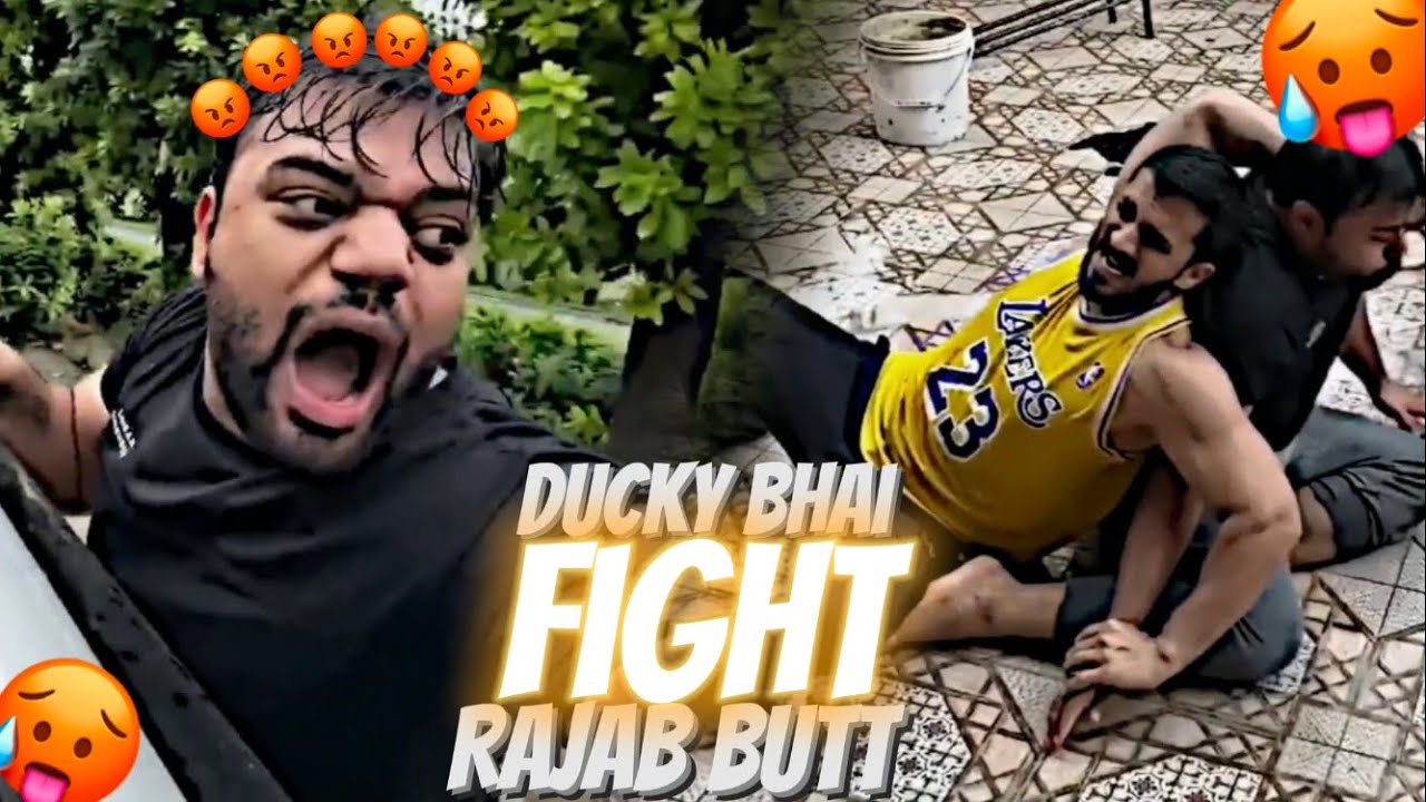 Ducky Bhai Vs Rajab Butt Fight 😡🔥 | Edit By Chumi