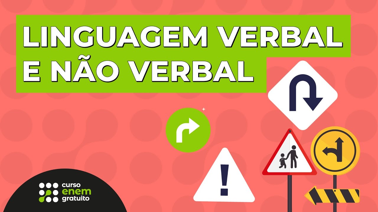 LINGUAGEM VERBAL E NÃO VERBAL | Português para o Enem | Fernanda Souza