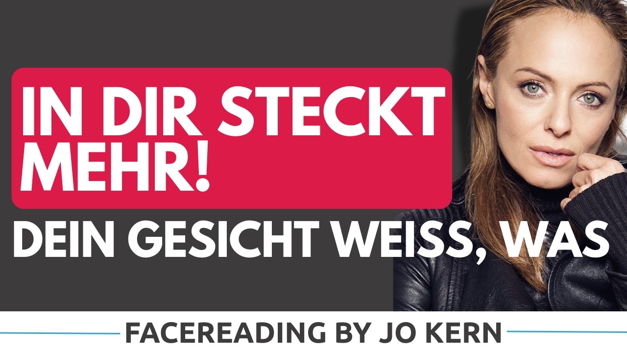 Dein Gesicht kennt dein Potenzial. Talente erkennen mit Facereading.