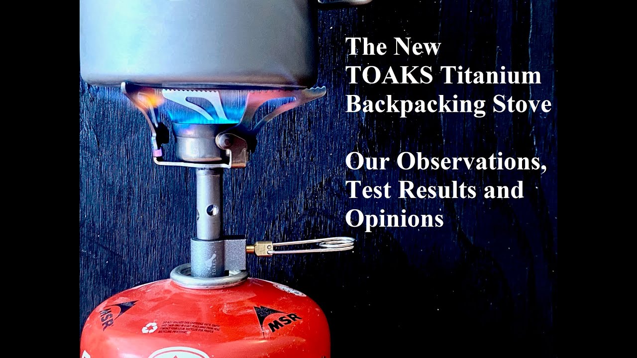 The TOAKS Titanium Backpacking Stove