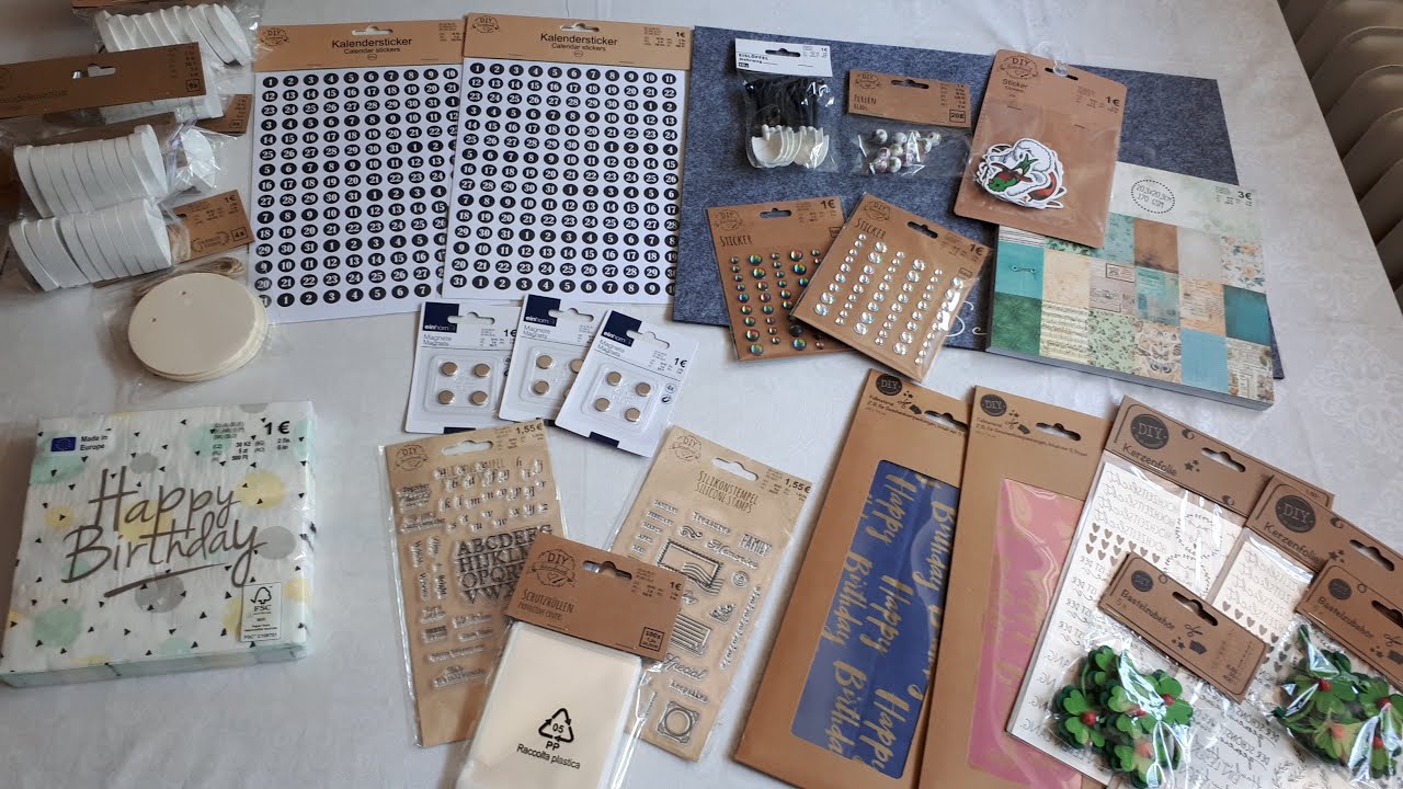 Tedi Haul/Woolworth/Neue Designblöcke,Sticker und mehr