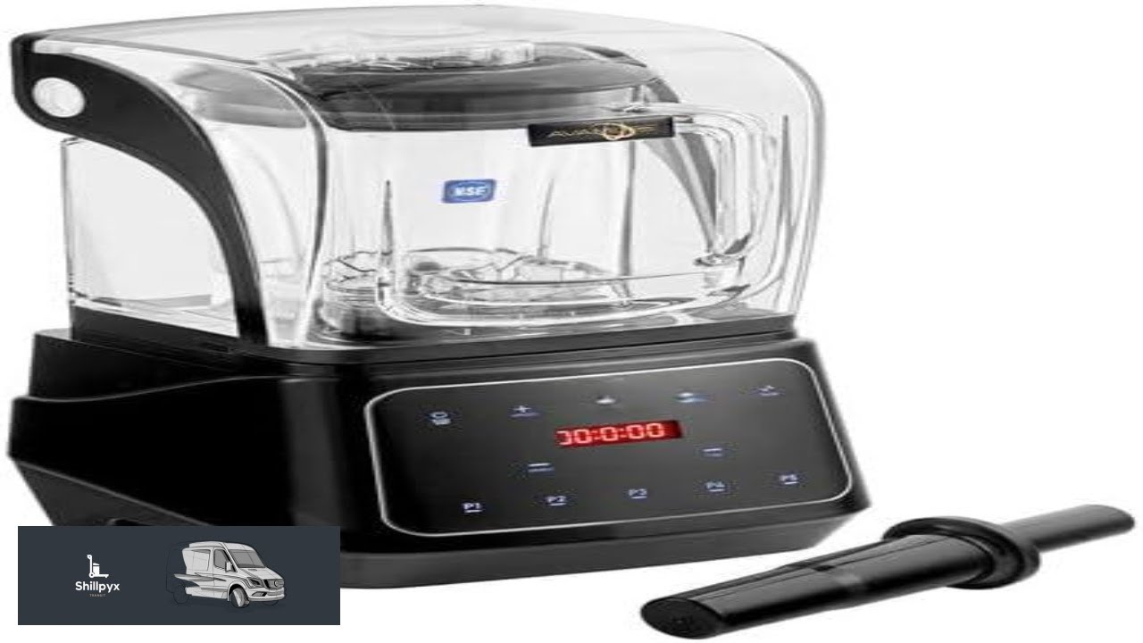 Apex HBX1000 Commercial Blender 48 oz 3.5 HP Programmable Touchpad Sound Enclosure