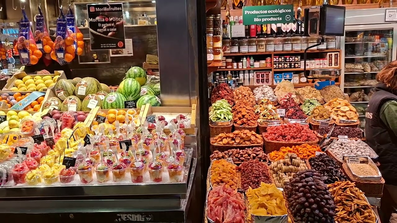  Barcelona buqeria market old market in Catalunya spain #Barcelona # boqueria market 