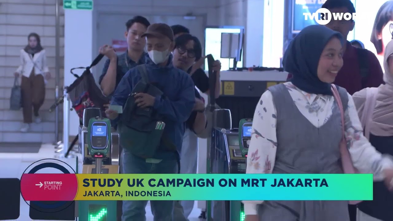 STUDY UK CAMPAIGN ON MRT JAKARTA