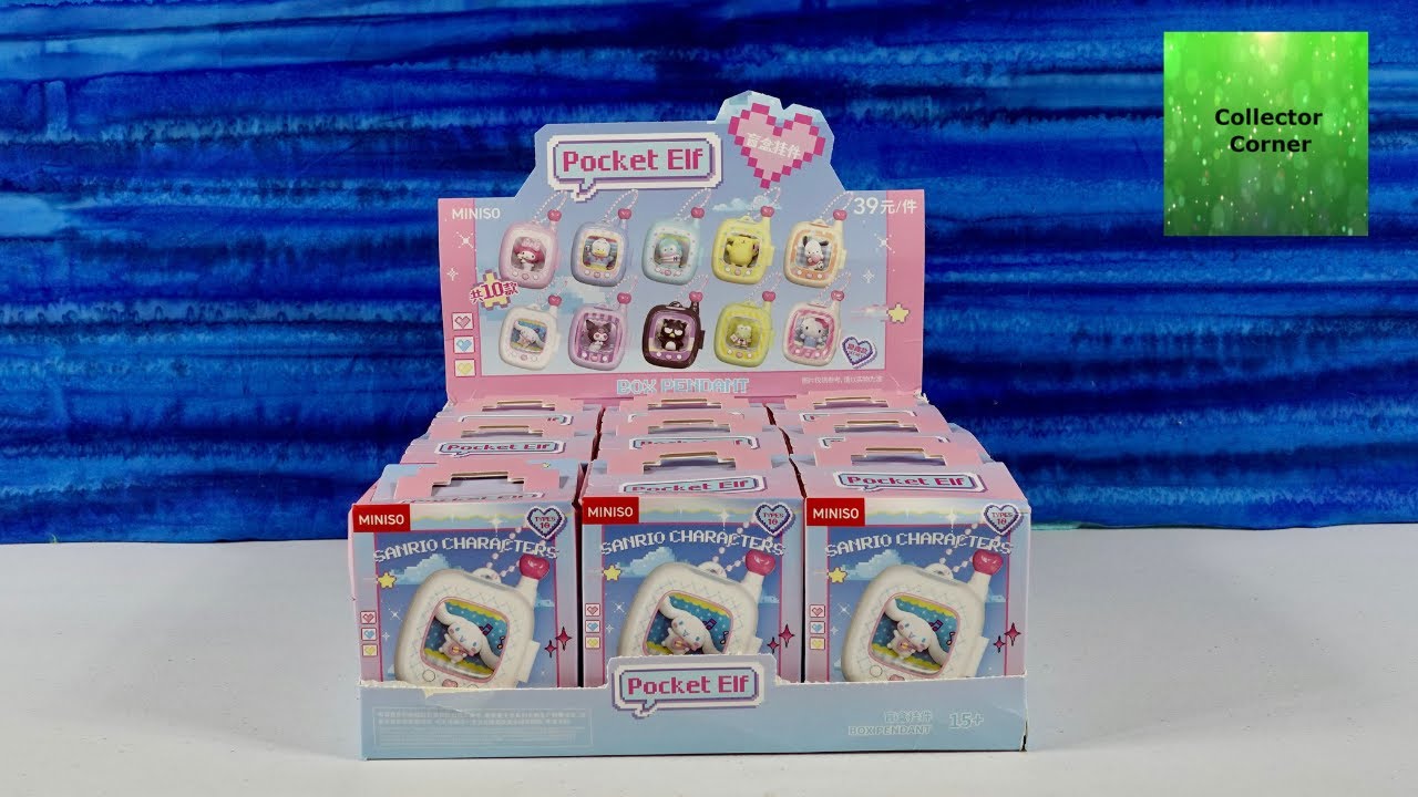 Sanrio Characters Pocket Elf Box Pendant Miniso Blind Box Collector Figure Unboxing