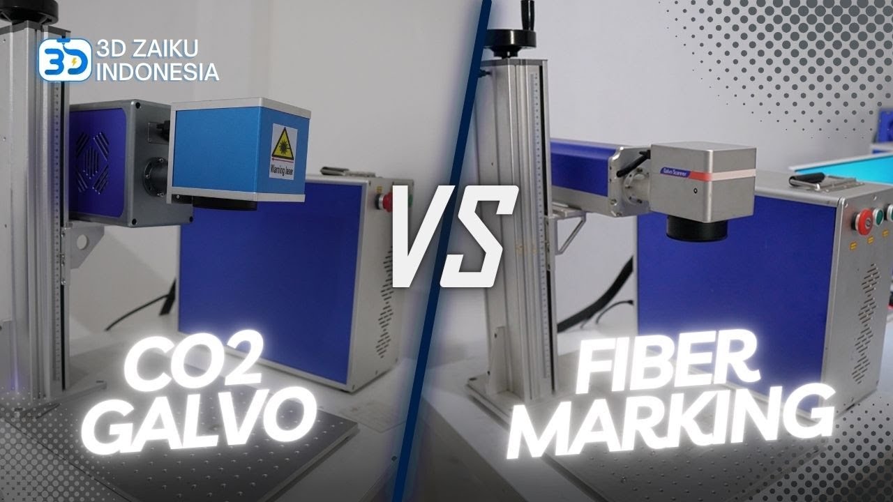 PERBANDINGAN LASER CO2 GALVO VS FIBER LASER MARKING