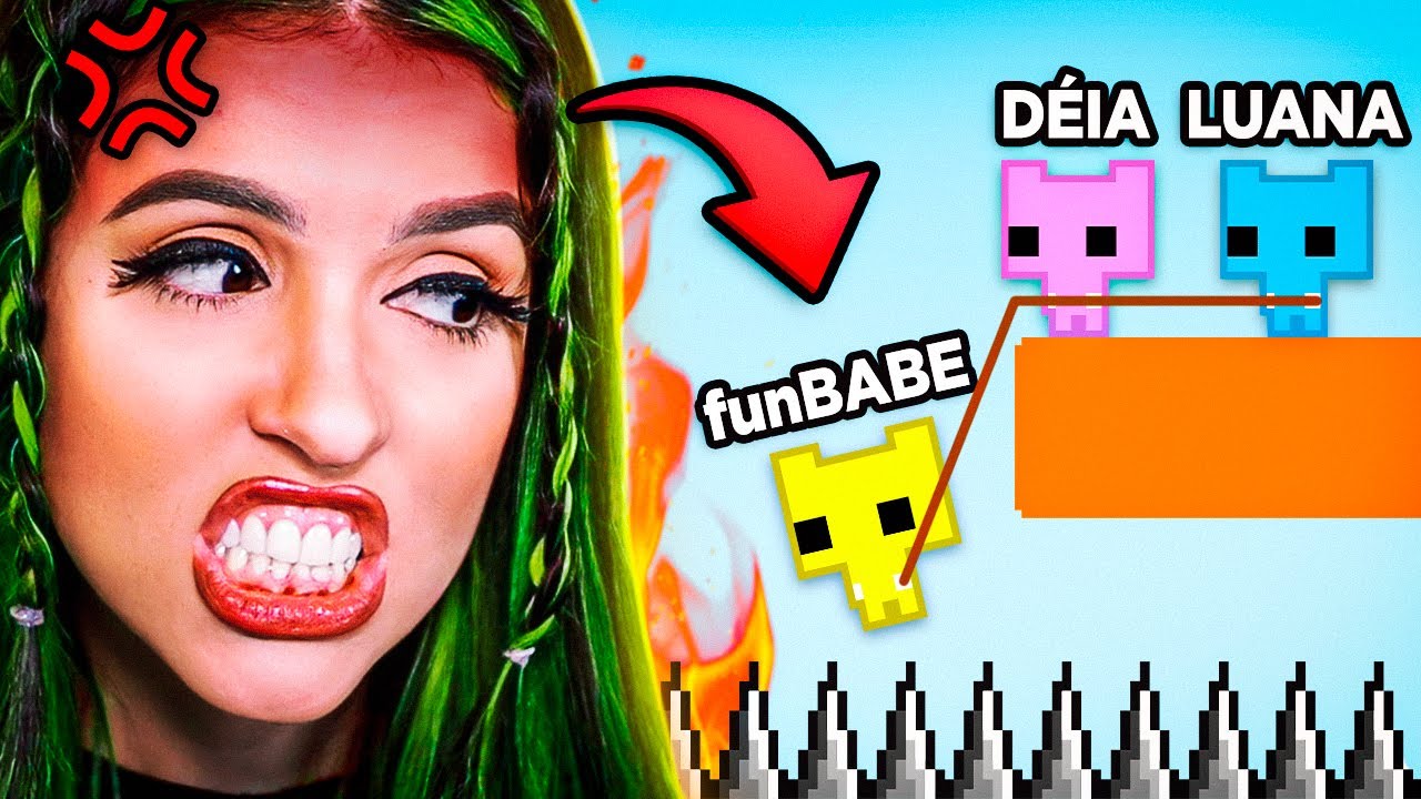 FUNBABE TILTADA JOGANDO PICO PARK