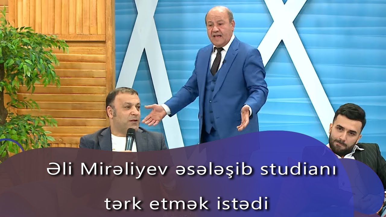 Əli Mirəliyev əsələşib studiyanı tərk etmək istədi (Birə-Bir)