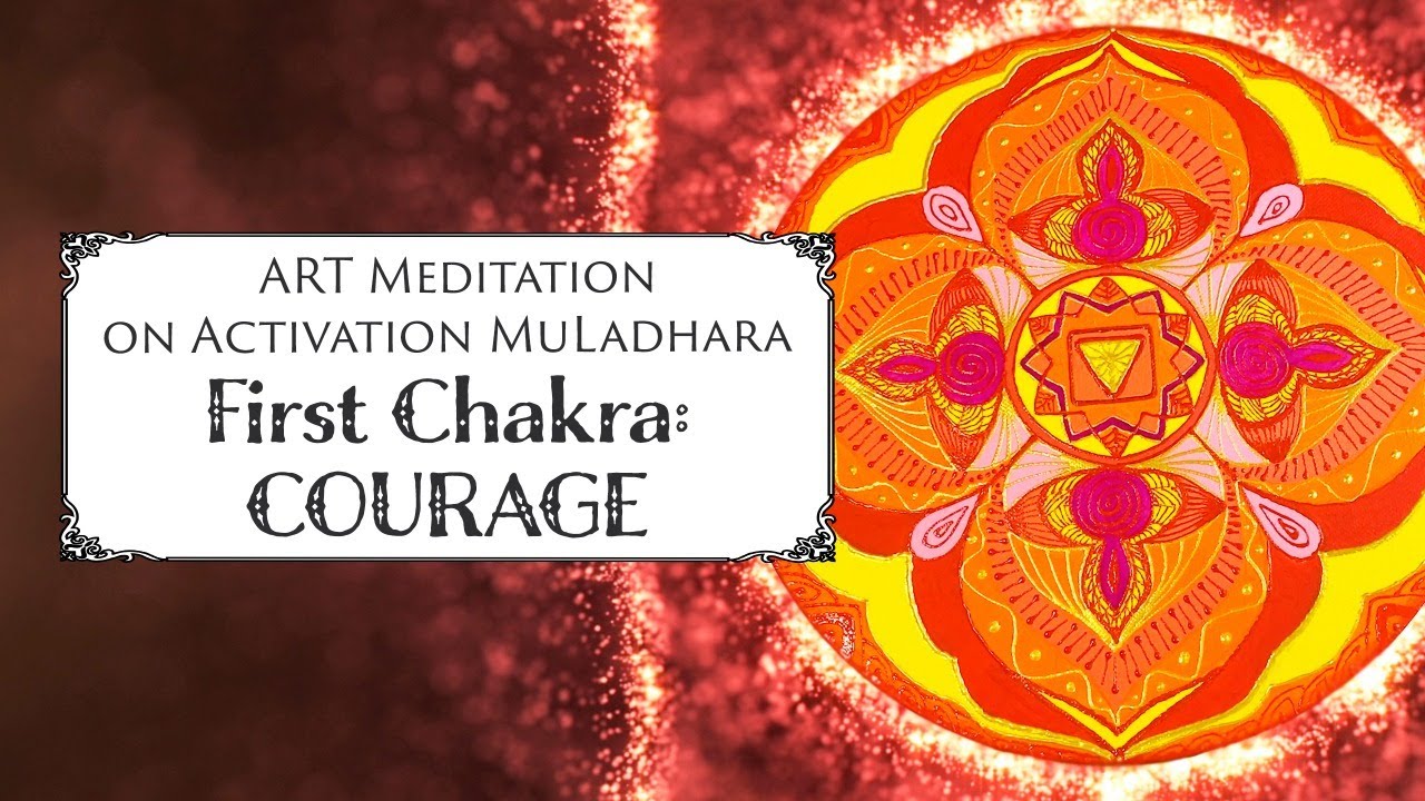 Art meditation on activation Muladhara First Chakra (Root Chakra)