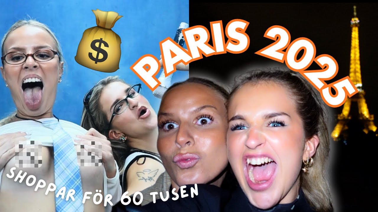 VI SPRÄNGERRRR VÅRA KORT I PARIS - PARIS VLOGG 2025